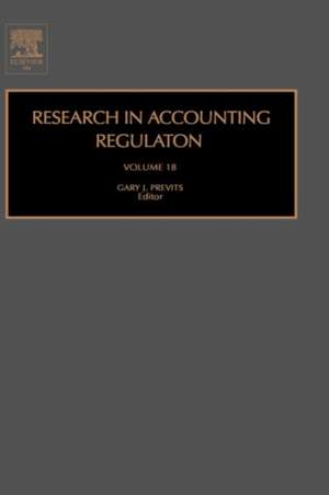 Research in Accounting Regulation de Gary Previts