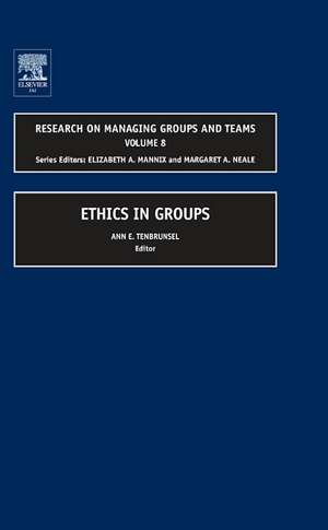 Ethics in Groups de Ann E. Tenbrunsel