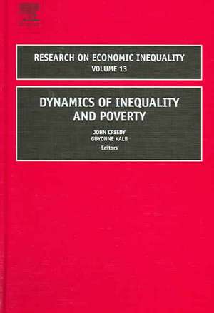 Dynamics of Inequality and Poverty de John Creedy