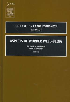 Aspects of Worker Well–Being de Solomon W. Polachek