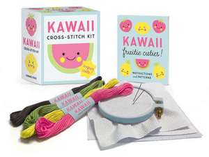 Kawaii Cross-Stitch Kit: Super Cute! de Sosae Caetano