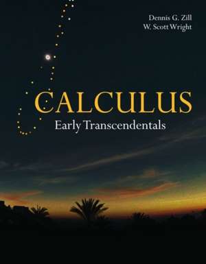 Calculus: Early Transcendentals de Dennis G. Zill