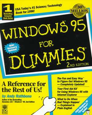 Windows 95 For Dummies de Andy Rathbone