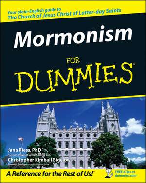 Mormonism For Dummies de J Riess