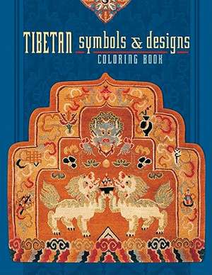 Tibetan Symbols & Designs Coloring Book de Pomegranate Communications Inc