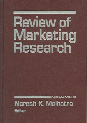 Review of Marketing Research Volume 2 de Naresh K. Malhotra