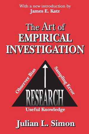 The Art of Empirical Investigation de Julian Simon