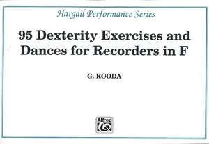 Finger Dexterity Exercises for Recorders in F de G Rooda