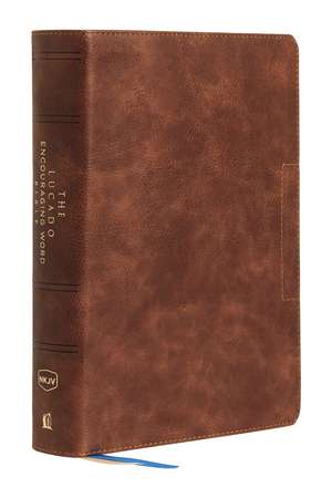 NKJV, Lucado Encouraging Word Bible, Leathersoft, Brown, Comfort Print: Holy Bible, New King James Version de Max Lucado