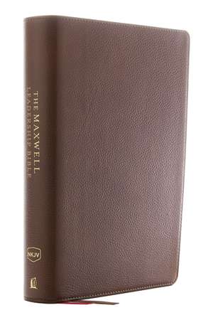 NKJV, Maxwell Leadership Bible, Third Edition, Premium Cowhide Leather, Brown, Comfort Print: Holy Bible, New King James Version de John C. Maxwell