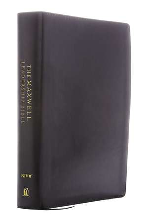 NIV, Maxwell Leadership Bible, 3rd Edition, Premium Bonded Leather, Burgundy, Comfort Print: Holy Bible, New International Version de John C. Maxwell