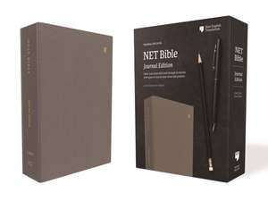 NET Bible, Journal Edition, Cloth over Board, Gray, Comfort Print: Holy Bible de Thomas Nelson