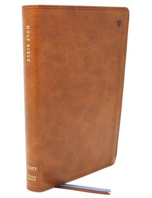 NET Bible, Thinline, Leathersoft, Brown, Comfort Print: Holy Bible de Thomas Nelson