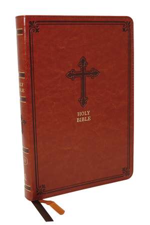 KJV Holy Bible: Thinline, Brown Leathersoft, Red Letter, Comfort Print: King James Version: Holy Bible, King James Version de Thomas Nelson