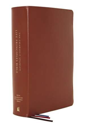 NASB, Charles F. Stanley Life Principles Bible, 2nd Edition, Genuine Leather, Brown, Thumb Indexed, Comfort Print: Holy Bible, New American Standard Bible de Charles F. Stanley