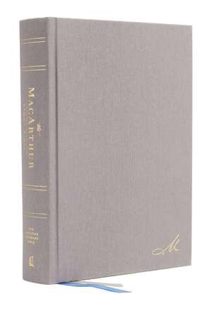 NASB, MacArthur Study Bible, 2nd Edition, Hardcover, Gray, Comfort Print: Unleashing God's Truth One Verse at a Time de John F. MacArthur