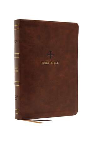 NRSV Large Print Standard Catholic Bible, Brown Leathersoft (Comfort Print, Holy Bible, Complete Catholic Bible, NRSV CE): Holy Bible de Catholic Bible Press