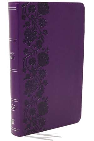 NKJV, End-of-Verse Reference Bible, Personal Size Large Print, Leathersoft, Purple, Red Letter, Comfort Print: Holy Bible, New King James Version de Thomas Nelson