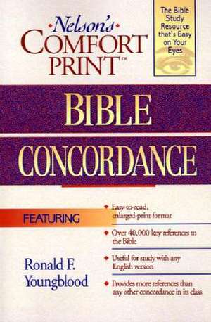 Comfort Print Bible Concordance de Thomas Nelson