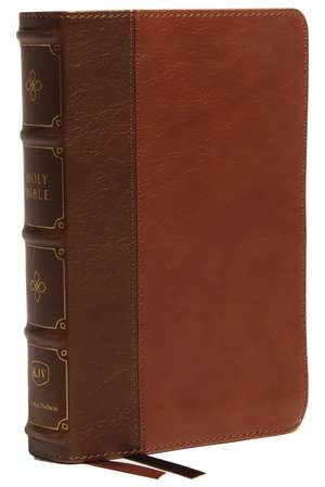 KJV, Compact Bible, Maclaren Series, Leathersoft, Brown, Comfort Print: Holy Bible, King James Version de Thomas Nelson