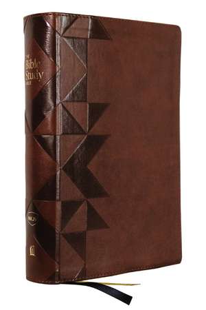 NKJV, The Bible Study Bible, Leathersoft, Brown, Comfort Print: A Study Guide for Every Chapter of the Bible de Sam O'Neal