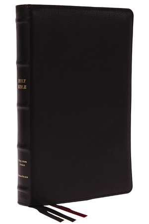 KJV Holy Bible: Large Print Thinline Bible, Black Goatskin Leather, Premier Collection, Red Letter, Comfort Print: King James Version: Holy Bible, King James Version de Thomas Nelson