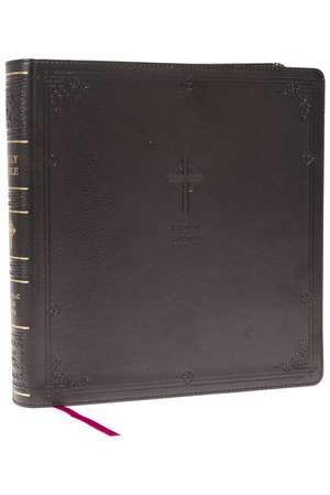 NABRE XL, Catholic Edition, Leathersoft, Black, Comfort Print: Holy Bible de Catholic Bible Press