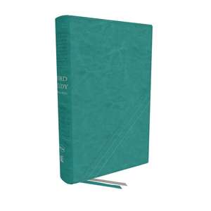 NKJV, Word Study Reference Bible, Leathersoft, Turquoise, Red Letter, Comfort Print: 2,000 Keywords that Unlock the Meaning of the Bible de Thomas Nelson