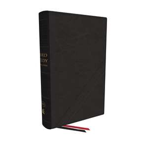 KJV, Word Study Reference Bible, Bonded Leather, Black, Red Letter, Comfort Print: 2,000 Keywords that Unlock the Meaning of the Bible de Thomas Nelson