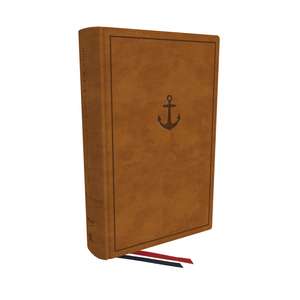 NKJV, Interleaved Bible, Journal Edition, Leathersoft over Board, Brown, Red Letter, Comfort Print: The Ultimate Bible Journaling Experience de Thomas Nelson