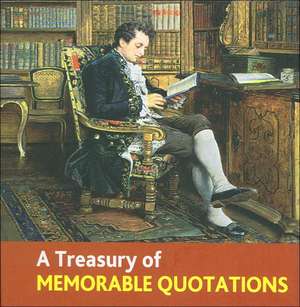 Treasury of Memorable Quotations de Inc. Book Sales