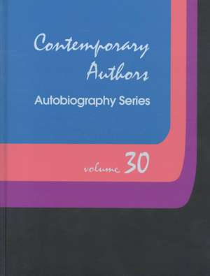 Contemporary Authors Autobiographical Series de Gale Group