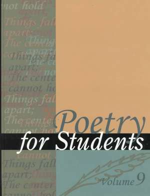 Poetry for Students 9 de Ira Mark Milne