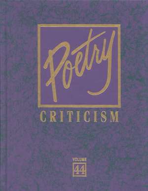 Poetry Crit V44 de David Galens