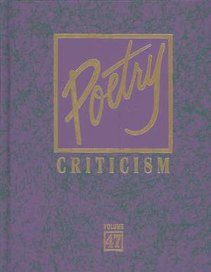 Poetry Crit V47 de David Galens