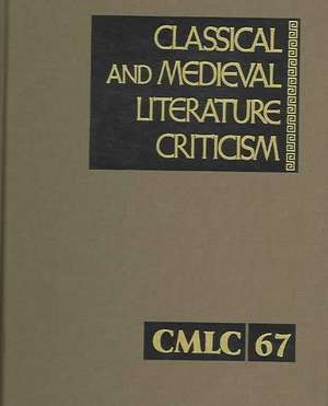 Classical and Medieval Literature Criticism de Janet Witalec