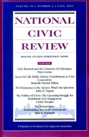 National Civic Review V90 3 Fa de Robert Loper