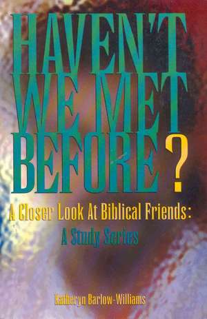 Haven't We Met Before?: A Study Series de Katheryn Barlow-Williams