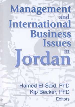 Management and International Business Issues in Jordan de Kip Becker