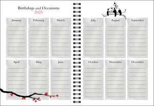 Big Panda and Tiny Dragon 12-Month 2025 Planner Calendar de James Norbury