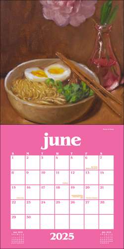 Good Enough to Eat 2025 Wall Calendar: The Art of Comfort Food de Noah Verrier