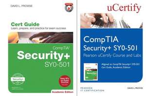 Comptia Security+ Sy0-501 Pearson Ucertify Course and Labs and Textbook Bundle de David L Prowse