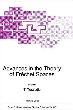 Advances in the Theory of Fréchet Spaces de T. Terziogammalu