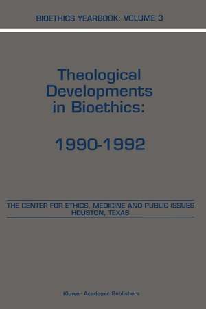 Bioethics Yearbook: 1990-1992 de F. Center