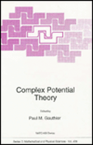 Complex Potential Theory de Paul M. Gauthier