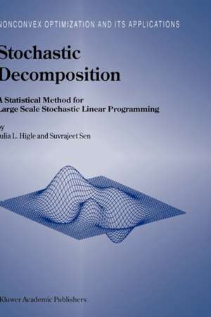 Stochastic Decomposition: A Statistical Method for Large Scale Stochastic Linear Programming de Julia L. Higle