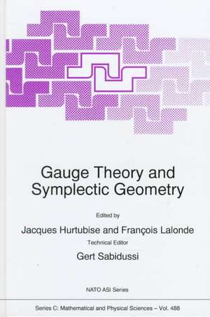 Gauge Theory and Symplectic Geometry de Jacques Hurtubise