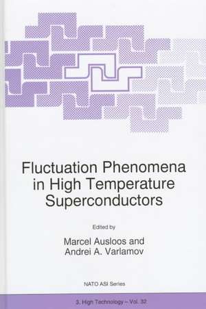 Fluctuation Phenomena in High Temperature Superconductors de Marcel Ausloos