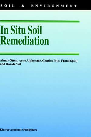 In Situ Soil Remediation de A.M. Otten