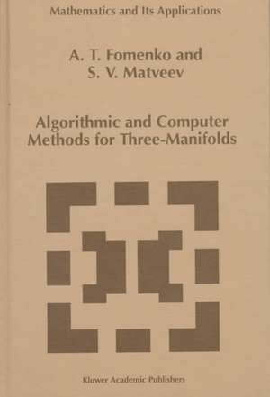 Algorithmic and Computer Methods for Three-Manifolds de A. T. Fomenko